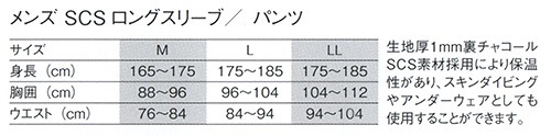 1mm SCS パンツ メンズ