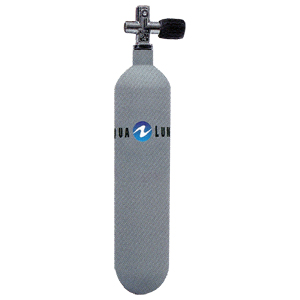 緊急用 2.5L (19.6MPa)メタリコンタンク(K2バルブ付き)[AQUALUNG]が