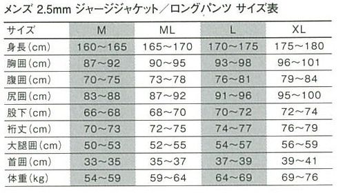 2.5mm ジャージジャケット メンズ