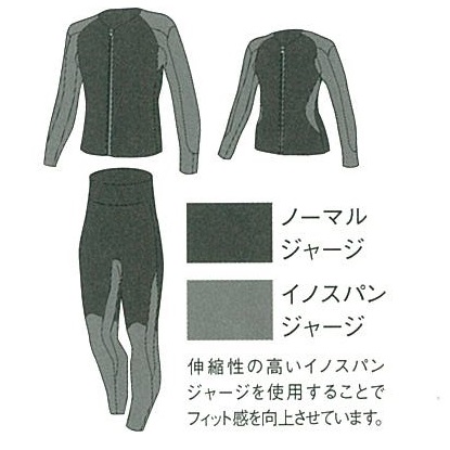2.5mm ジャージジャケット ウィメンズ